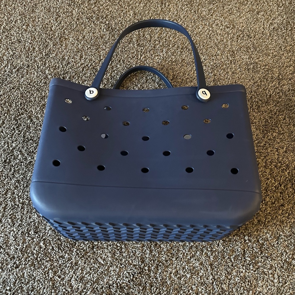 Navy Blue Tote Bag
